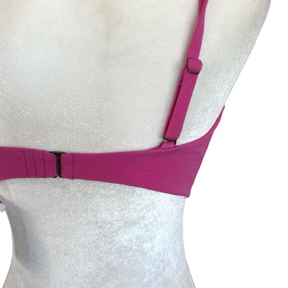 Andie The Capri Swim Top Size XL Color Orchid Pink Bandeau Straps NWT - Picture 5 of 15